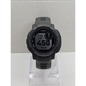 Garmin Instinct 2 Rugged GPS Outdoor Smartwatch Graphite 48mm Tested Works
